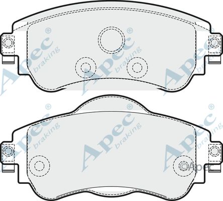 APEC BRAKING Jarrupala, levyjarru PAD1813